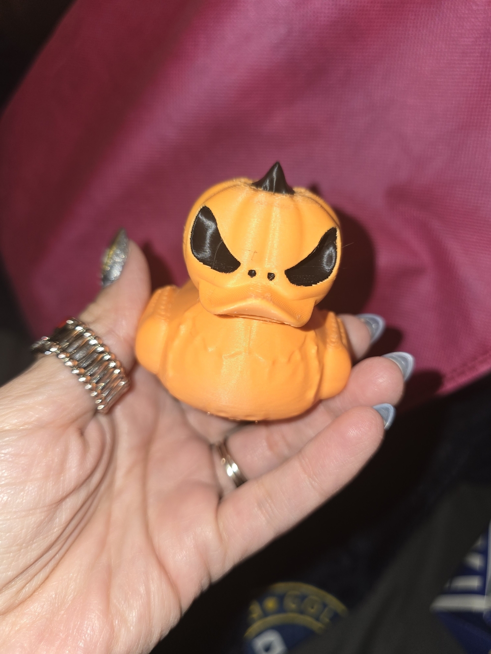 3D Printed - Ducky Halloween Pumpkin